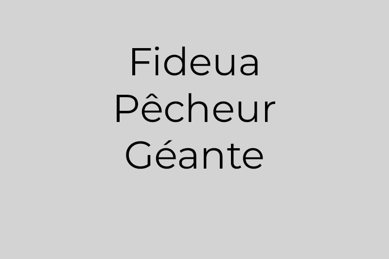 Fideua Pêcheur Géante